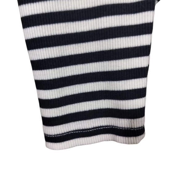 2960)Pretty Little Thing Thick Rib Striped Button Through Long Sleeve Dress 10 - Picture 5 of 11